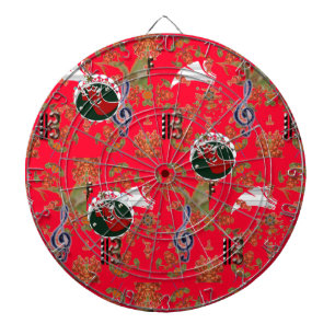 Christmas Red Dartboard