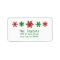 Christmas Red Green Snowflake Holiday