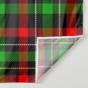 Christmas Red Green White Flannel Plaid Design Fabric