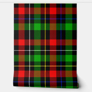 Christmas Red Green White Flannel Plaid Design Wallpaper