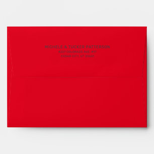 Christmas Red Holiday Envelope
