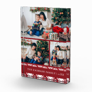 Christmas Red Photo Block