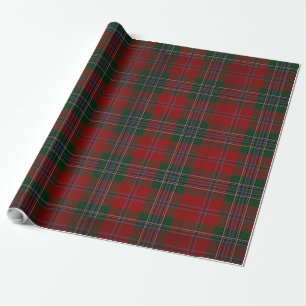 Christmas Red Plaid Wrapping Paper