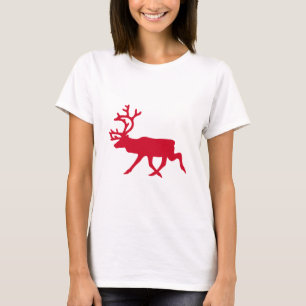 Christmas Red Reindeer T-Shirt