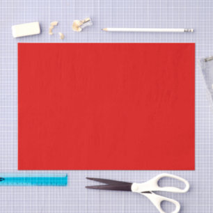 Christmas Red Solid Colour Tissue Paper