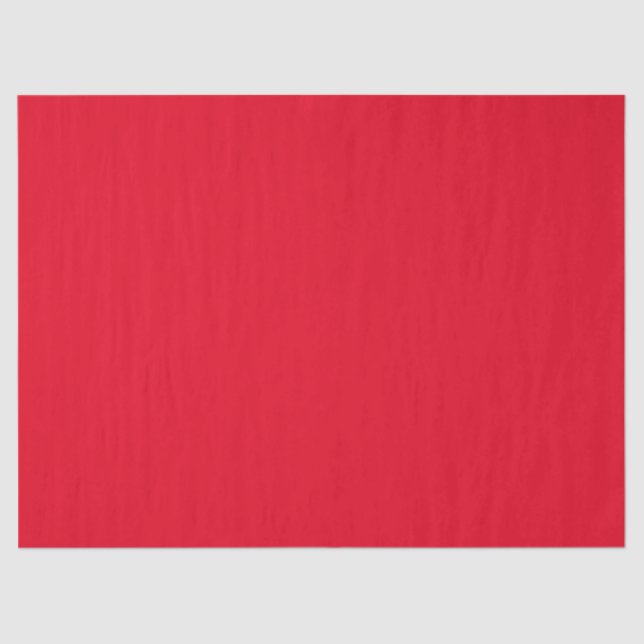 Christmas Red solid colour Tissue Paper (Front)