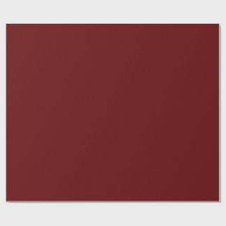 Christmas red, solid red, deep Red, plain Red  Wrapping Paper