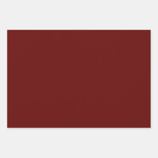 Christmas red, solid red, deep Red, plain Red  Wrapping Paper Sheet