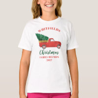 Christmas Red Truck Family Reunion Custom Matching
