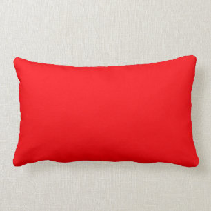 Christmas Red Velvet Lumbar Cushion