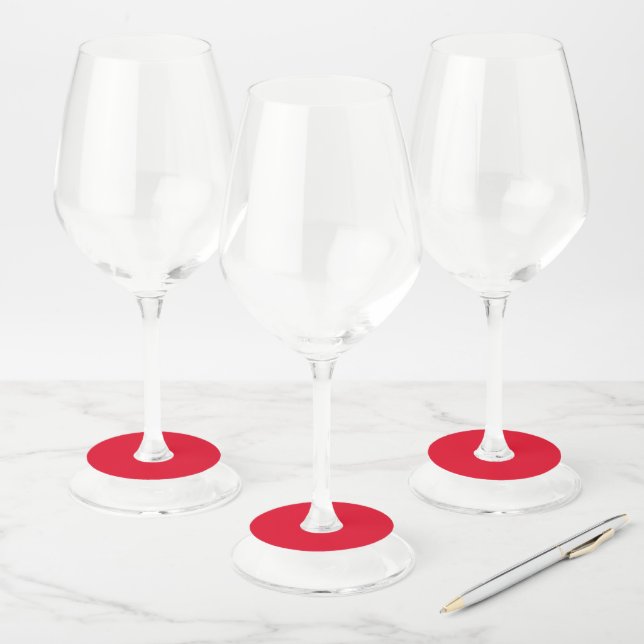 Christmas Red Wine Glass Tag (Set)