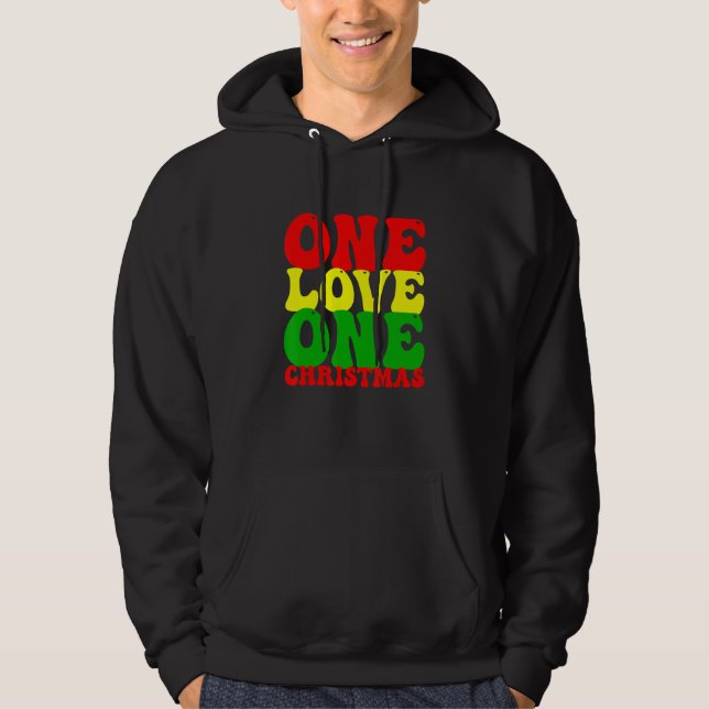 Christmas Reggae Rasta Hoodie (Front)
