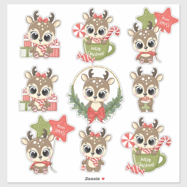 Christmas Reindeer (Sheet)