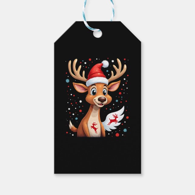 christmas Reindeer (1) Gift Tags (Front)