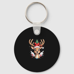 christmas Reindeer (4) Key Ring