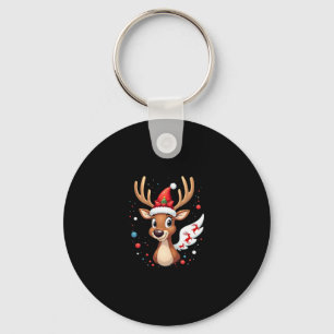 christmas Reindeer (5) Key Ring