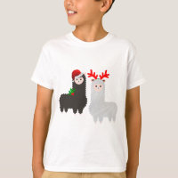 christmas reindeer alpacas