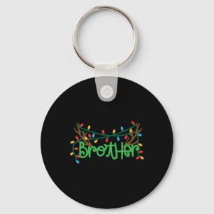 Christmas Reindeer Antlers Brother T Shirt  Key Ring