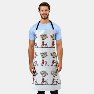 Christmas reindeer apron