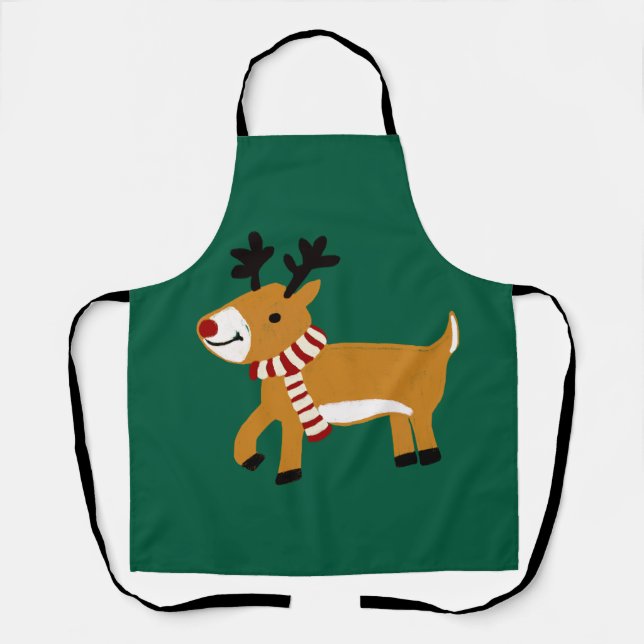 Christmas Reindeer Apron (Front)