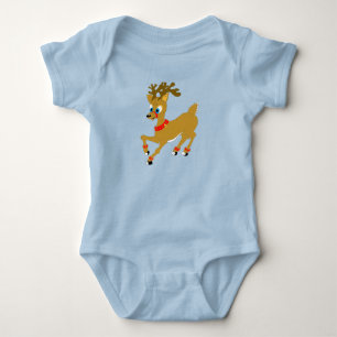 Christmas Reindeer Baby Bodysuit