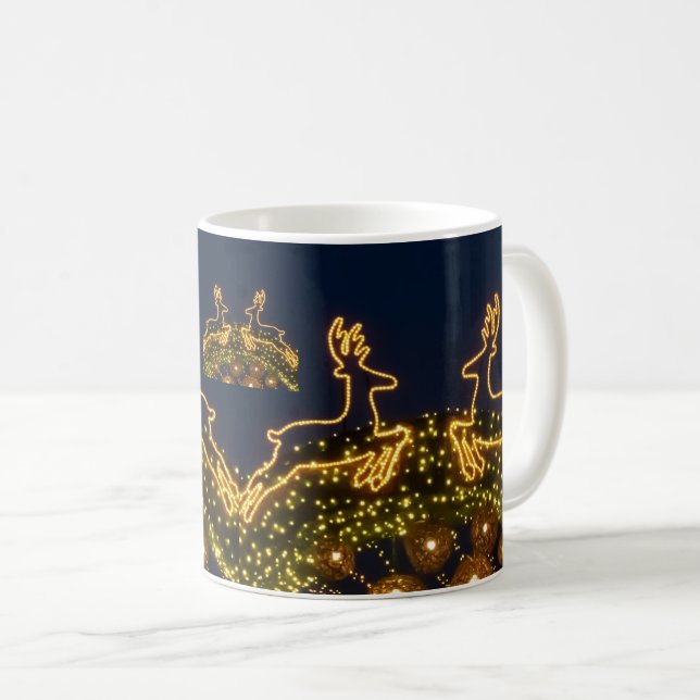 Christmas reindeer coffee mug (Front Right)