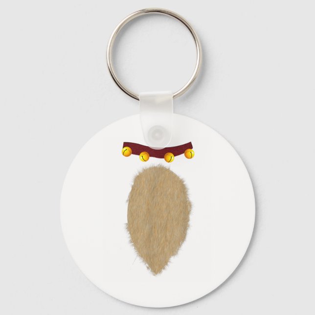 Christmas Reindeer Costume  Key Ring (Front)