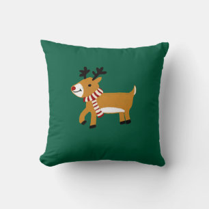 Christmas Reindeer Cushion