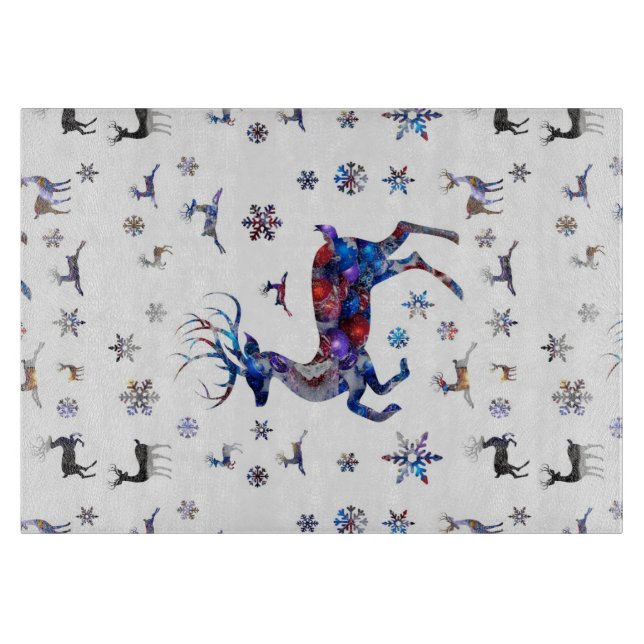 Christmas Reindeer Cutting Board (Front)
