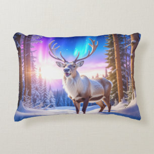 Christmas Reindeer Decorative Cushion