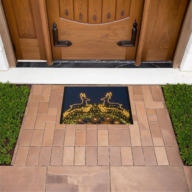 Christmas reindeer doormat (Outdoor)