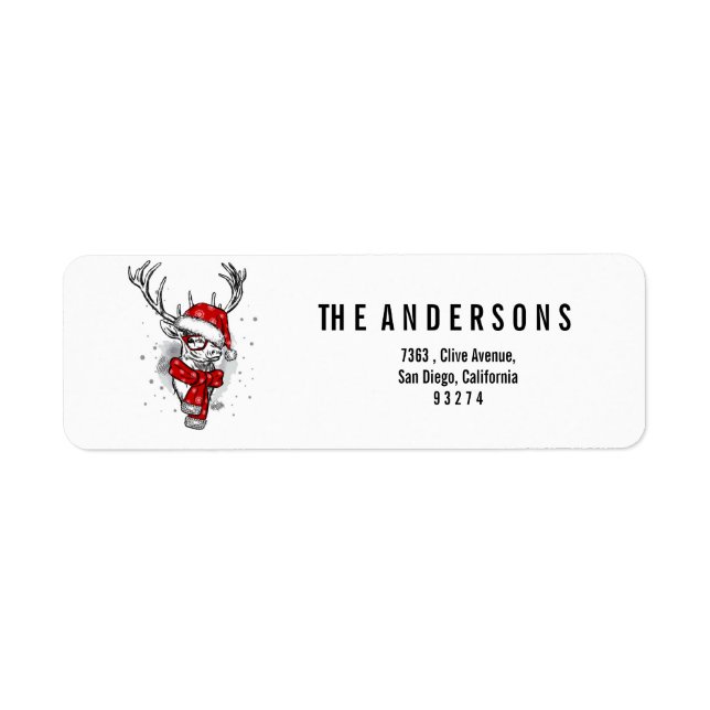 Christmas Reindeer face (Front)