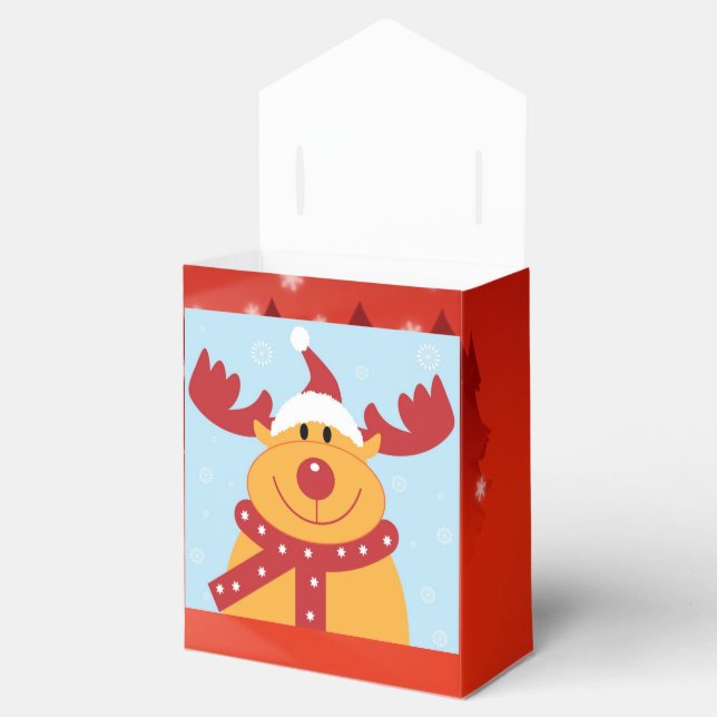 Christmas Reindeer Favour Box (Opened)