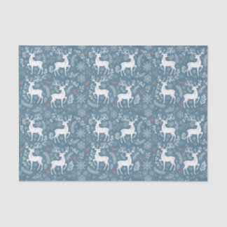 Christmas Reindeer, Forest Berries, Snowflakes  Tissue Paper