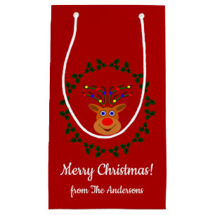 Christmas Reindeer Gift Bag