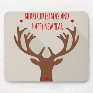 Christmas reindeer hip cool elk modern mouse mat