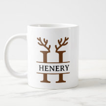 Christmas Reindeer holiday Mug, Custom winter