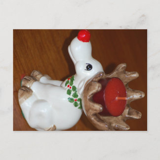 Christmas Reindeer Holiday Postcard