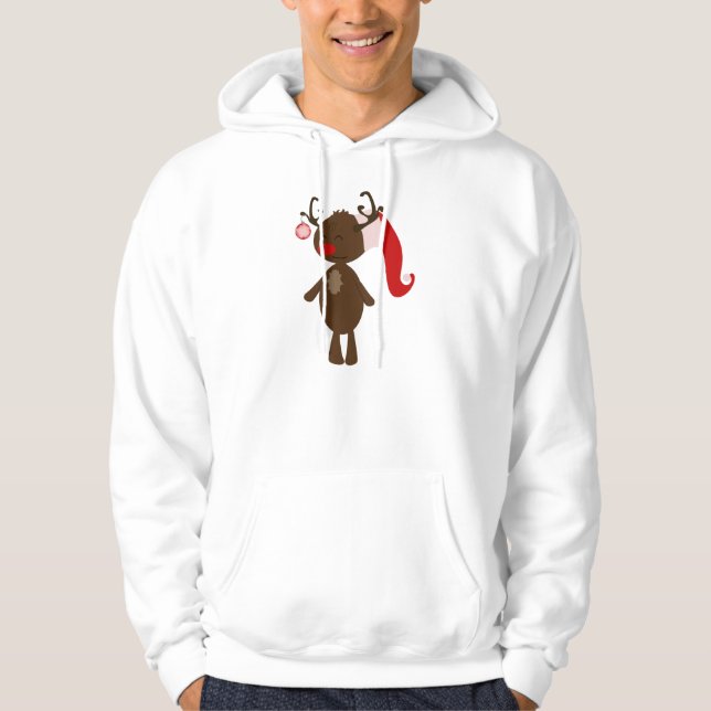 Christmas Reindeer Hoodie (Front)