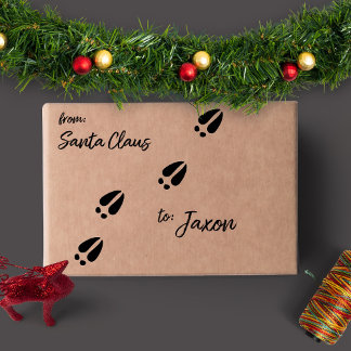 Christmas Reindeer Hoofprint Self-inking Stamp