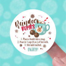 Christmas Reindeer Hot Cocoa Bomb Instructions