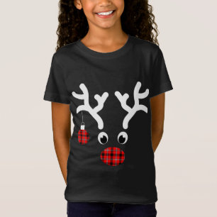 Christmas Reindeer Matching Christmas Couples T-Shirt