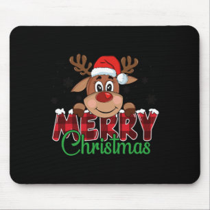 Christmas Reindeer Men Women Family Matching Reind Mouse Mat