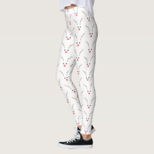 Christmas Reindeer minimal leggings