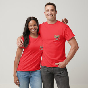Christmas Reindeer North Pole Sleigh Team Fun T-Shirt