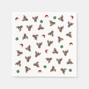 Christmas Reindeer Paper Napkin