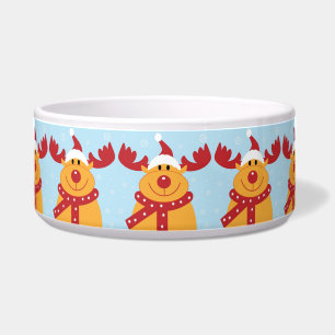 Christmas Reindeer Pet Bowl