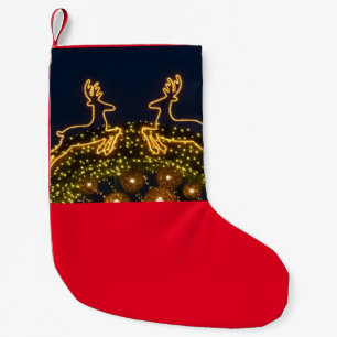 Christmas reindeer small christmas stocking