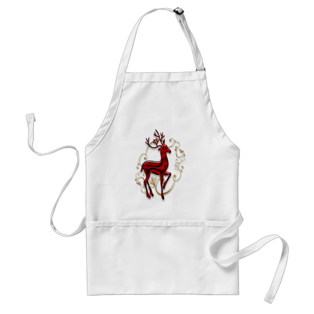 Christmas reindeer standard apron (Front)