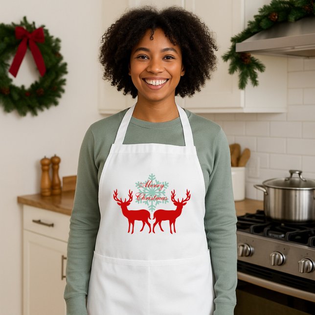 Christmas Reindeer Standard Apron (Creator Uploaded)